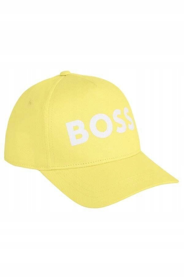 Czapka BOSS J50943 508 żółty - Cap: 56
