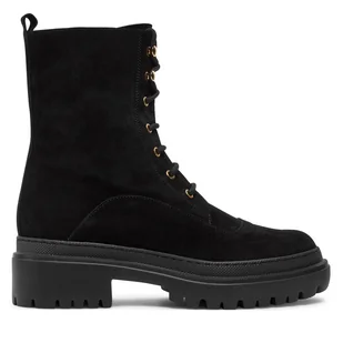 Trapery Pollini SA21104G1LTN0000 Czarny - Botki damskie - miniaturka - grafika 1
