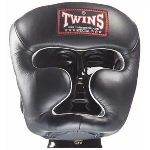 Twins Special Kask Bokserski Sparingowy HGL-3 Black - Kaski bokserskie i maski - miniaturka - grafika 1