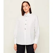 Koszule damskie - Karl Lagerfeld Koszula snap fashion Loose fit - miniaturka - grafika 1