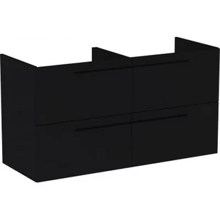 Roca Ella szafka 118,5 cm podumywalkowa wisząca czarny mat A857772532 - Szafki łazienkowe - miniaturka - grafika 1