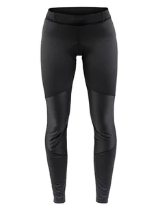 Craft Legginsy kolarskie "Ideal Wind" w kolorze czarnym - Spodnie sportowe damskie - miniaturka - grafika 1