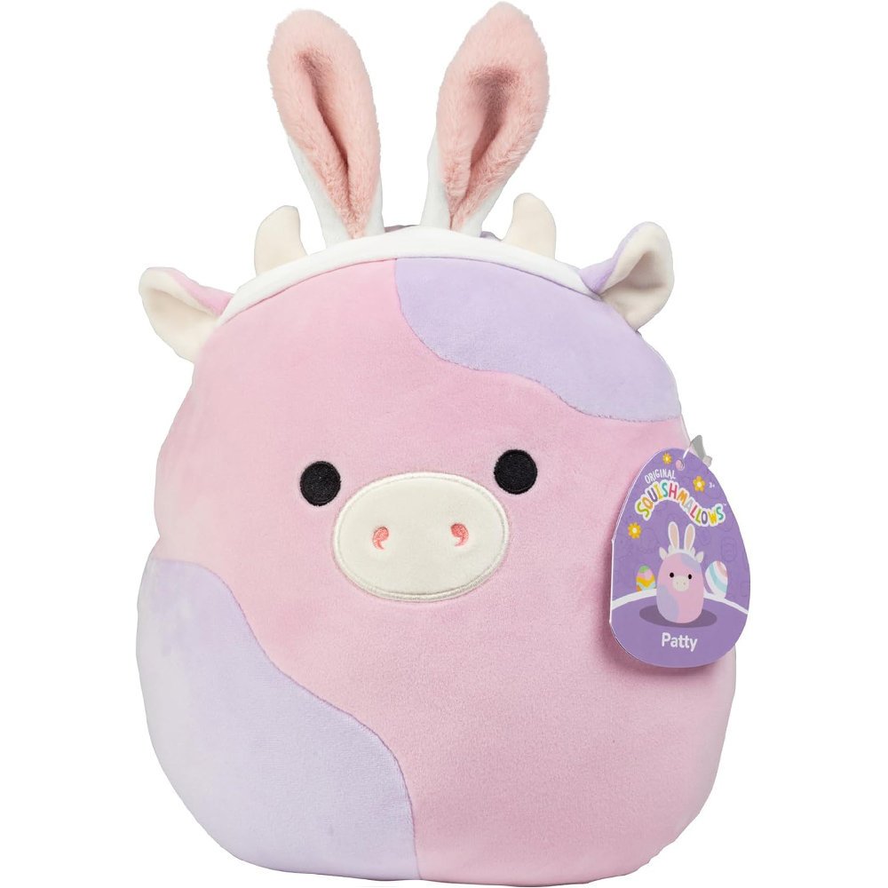 Squishmallows Krowa Patty 40 cm Oryginalny Duży Pluszak Krówka Wielkanocna Edycja