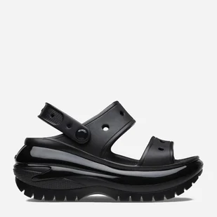 Sandały damskie na grubej podeszwie Crocs Mega Crush 207989-001 39-40 (M7/W9) 25 cm Czarne (196265104659) - Sandały damskie - miniaturka - grafika 1