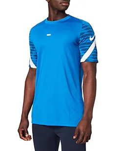 Nike Męska koszulka Strike 21 Top T-Shirt niebieski Royal Blue/Obsydian/White/White M - Koszulki i topy damskie - miniaturka - grafika 1