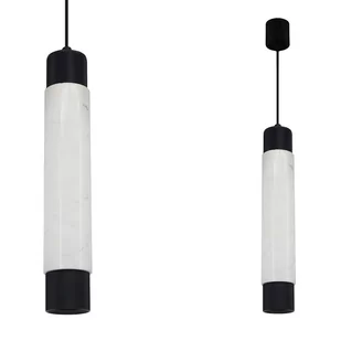 Milagro Lampa wisząca MARBLE WHITE/BLACK 1xGU10 ML6341 - Lampy sufitowe - miniaturka - grafika 1