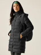 Płaszcze damskie - Regatta Płaszcz pikowany "Starler" w kolorze czarnym - miniaturka - grafika 1