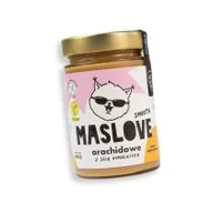Słodkie kremy i masła - Maslove Pasta orzechowa - arachidowe z solą himalajską 290 g - miniaturka - grafika 1
