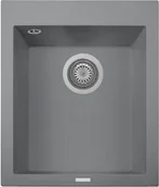 Zlewozmywaki - Zlew PLADOS ONE 4110 TITANIUM METAL (szary metalik 42) (ON411042) - miniaturka - grafika 1