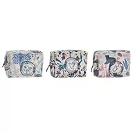 Kosmetyczki, organizery i kuferki - DKD Home Decor Tropikalna kosmetyczka (20 x 8 x 14 cm) (3 sztuki), damska, wielokolorowa, rozmiar uniwersalny, różnokolorowy (różnokolorowy), Einheitsgröße, Sport - miniaturka - grafika 1