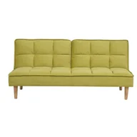 Sofy i kanapy - Beliani Rozkładana sofa SILJAN zielona - miniaturka - grafika 1