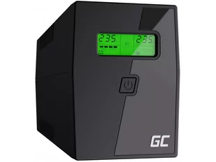 UPS ZASILACZ AWARYJNY Green Cell POWER PROOF 600VA 360W Z WYŚWIETLACZEM LCD UPS01LCD - Inne akcesoria audio-wideo - miniaturka - grafika 1