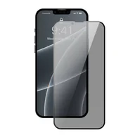 Szkła hartowane na telefon - Baseus Baseus 0,23mm Anti Spy Full Screen Glass 2x szkło hartowane do iPhone 13 Pro / iPhone 13 filtr prywatyzujący czarny (SGQP020401) - miniaturka - grafika 1