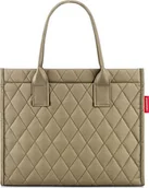 Torebki damskie - Torba Daily Shopper pikowana oliwkowa - miniaturka - grafika 1