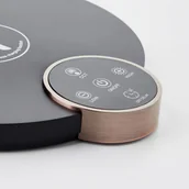 Lampy stojące - Brilliant Lampka biurkowa LED Officehero, CCT, czarna - miniaturka - grafika 1