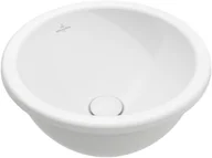 Umywalki - Villeroy & Boch Loop & Friends Umywalka wpuszczana w blat 39 cm z przelewem weiss alpin 4A590001 - miniaturka - grafika 1