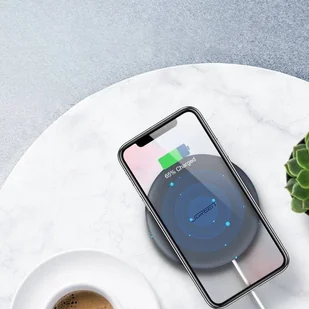 Ugreen bezprzewodowa ładowarka Qi 10 W do telefonu słuchawek + kabel USB szary (60278) - Kable USB - miniaturka - grafika 6