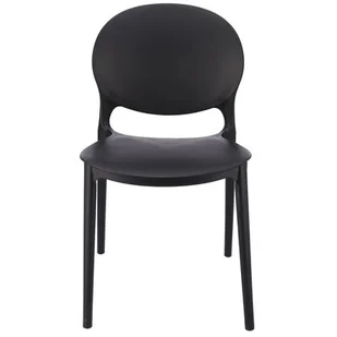 KRZESŁO ogrodowe na taras do kuchni jadalni NOWOCZESNE plastikowe - Fotele i krzesła ogrodowe - miniaturka - grafika 1