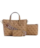 Torebki damskie - GUESS Latona Tote, Mini Torba na ramię dla kobiet, jeden rozmiar, Logo Latte, 70AA - miniaturka - grafika 1