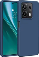 Etui i futerały do telefonów - Etteri Nakładka Etteri Silicone Case do Xiaomi Redmi Note 13 5G ciemnoniebieska - miniaturka - grafika 1