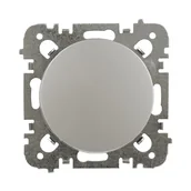 Wyłączniki światła i elektryczne - LEXMAN Włącznik pojedynczy schodowy Ardea Srebrny LEXMAN - miniaturka - grafika 1