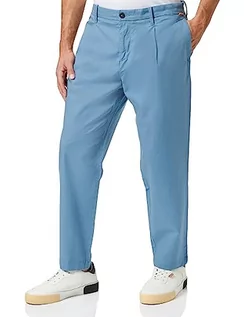 Spodnie męskie - Timberland Cotton Linen Pant Spodnie męskie, Captain's Blue, 36W / 32L - grafika 1