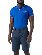 Spodenki damskie - camel active Męskie szorty cargo z czystej bawełny, niebieski, 54-W - miniaturka - grafika 1