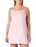Sukienki - Hugo Boss Damska satynowa sukienka nocna, Light/Pastel Pink682, XL - miniaturka - grafika 1
