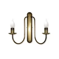 Lampy ścienne - Lemir Kandelabr Kinkiet 2 - punktowy - Patyna 191/K2 426 / 191/K2 - miniaturka - grafika 1