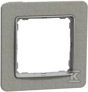 Schneider Electric Ramka 1-krotna, imitacja beton SEDNA ELEMENTS - Klawisze i ramki - miniaturka - grafika 1