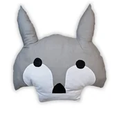 Pościel dla dzieci - Poduszka dekoracyjna do pokoju dziecka:  WILK - miniaturka - grafika 1