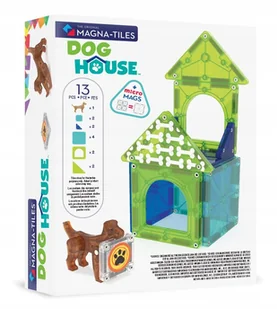 Klocki Magnetyczne Domek dla Piesków 13 el. MAGNA-TILES - Klocki - miniaturka - grafika 1