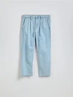 Spodnie męskie - Reserved - Jeansy straight z dodatkiem lyocellu - niebieski - miniaturka - grafika 1