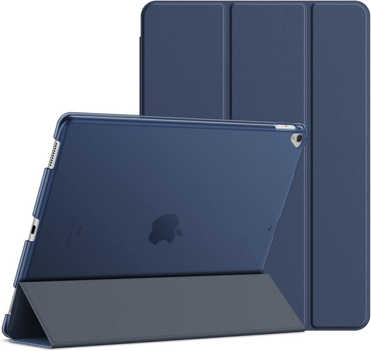 JETech Etui dla iPad Pro 12,9 Cala (1. i 2. Generacja, Model z 2015 i 2017), Automatyczne Budzenie/Usypianie (Granatowy)
