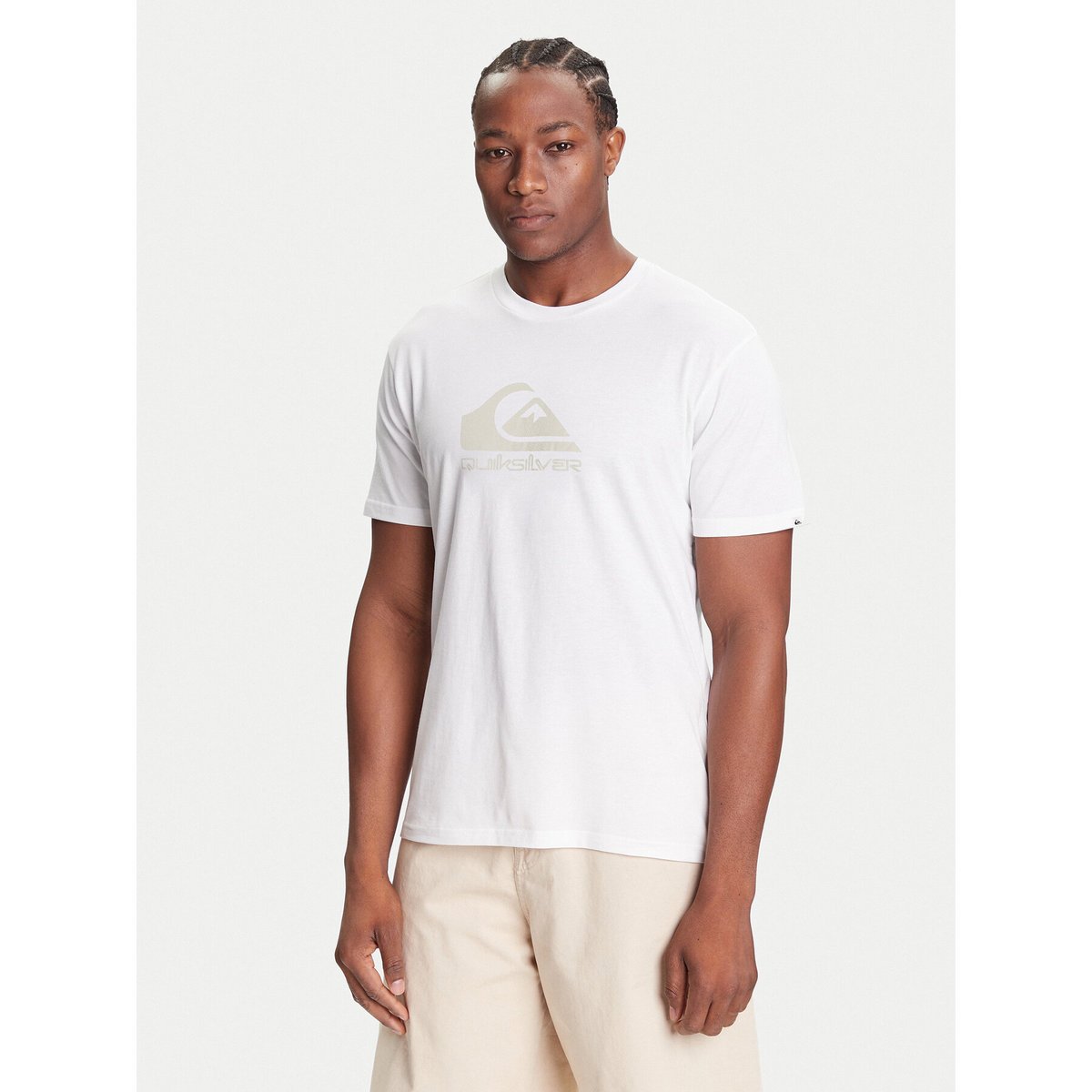 Quiksilver T-Shirt Męskie Biały EQYZT08182-WBB0