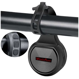 Dzwonek elektryczny 2w1 alarm rowerowy Alogy Waterproof Electric Bell na rower wodoodporny czarny - Akcesoria do smartwatchy - miniaturka - grafika 8