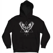 Bluzy męskie - Sowa Bluza Illuminati Diament Ksi����yc Masoni - miniaturka - grafika 1