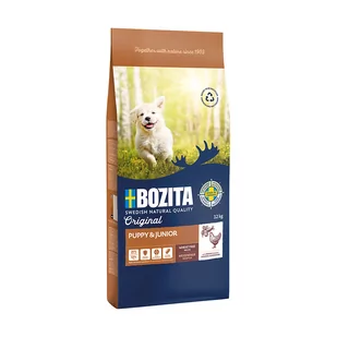 BOZITA Dog Puppy&Junior 12 kg - Sucha karma dla psów - miniaturka - grafika 1