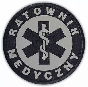 Emblemat Odblaskowy Ratownik Medyczny 20 Cm - Odzież medyczna - miniaturka - grafika 1