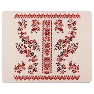 Podkładki pod mysz - Podkładka pod mysz folk krakowski Zalipie 36 x 29 cm beżowa - miniaturka - grafika 1