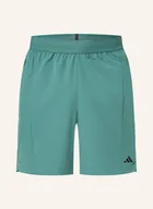 Spodenki damskie - Adidas Szorty Treningowe Power Short gruen - miniaturka - grafika 1