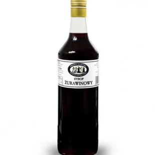 Żurawina syrop owocowy 1 l Produkty Klasztorne - Zdrowa żywność - miniaturka - grafika 1