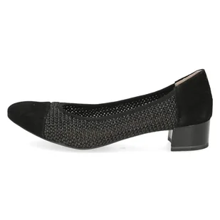 CAPRICE Damskie czółenka 9-22502-42, czarny Comb, 38.5 EU - Czółenka - miniaturka - grafika 1