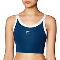 Biustonosze - Nike damski biustonosz MED PAD AIR Sport, kozłek lekarski niebieski/biały / (biały), M - miniaturka - grafika 1