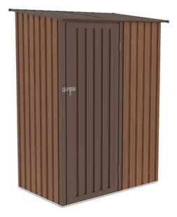 Szopa narzędziowa KENT 143x89cm Walnut, stalowa, wentylowana, funkcjonalny domek na narzędzia i akcesoria ogrodowe Hardmaister - Altany ogrodowe - miniaturka - grafika 1