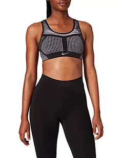 Nike Damski biustonosz sportowy Fe/Nom Flyknit Bra wielokolorowa czarny/biały XS AJ4047 - Biustonosze - miniaturka - grafika 1