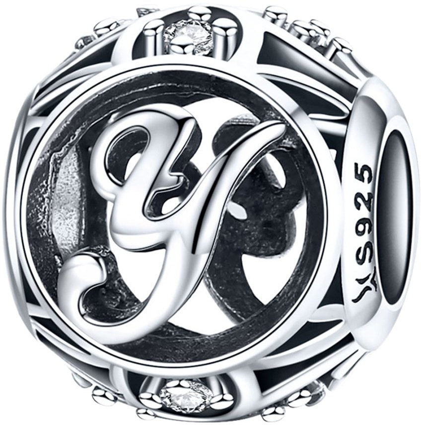 CHARMS LITERKA Y srebro 925 koralik