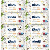 Chusteczki nawilżane - Chusteczki nawilżane dla dzieci Kindii aloe extra soft 8 opakowania - miniaturka - grafika 1