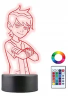 Lampy stojące - Lampka Nocna 3D Led Ben10 Benten Grawer Prezent - miniaturka - grafika 1