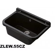 Zlewy i komory gospodarcze - HYDROLAND ZLEW.55 CZARNY Komora gospodarcza czarny 55x34 - miniaturka - grafika 1